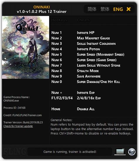 oninaki trainer|ONINAKI: Trainer +12 v1.0.